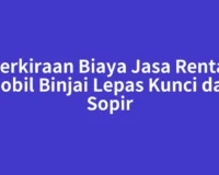 Perkiraan Biaya Jasa Rental Mobil Binjai Lepas Kunci dan Sopir