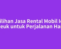 Pilihan Jasa Rental Mobil Idi Rayeuk untuk Perjalanan Harian