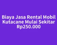 Biaya Jasa Rental Mobil Kutacane Mulai Sekitar Rp250.000