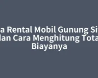 Jasa Rental Mobil Gunung Sitoli dan Cara Menghitung Total Biayanya
