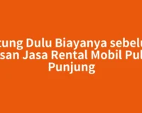 Hitung Dulu Biayanya sebelum Pesan Jasa Rental Mobil Pulau Punjung